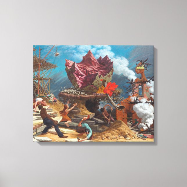 Peter Blume - The Rock Leinwanddruck (Vorderseite)