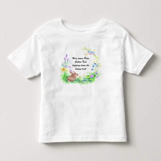 Peter Cotton Schwanz Kleinkind T-shirt (Vorderseite)