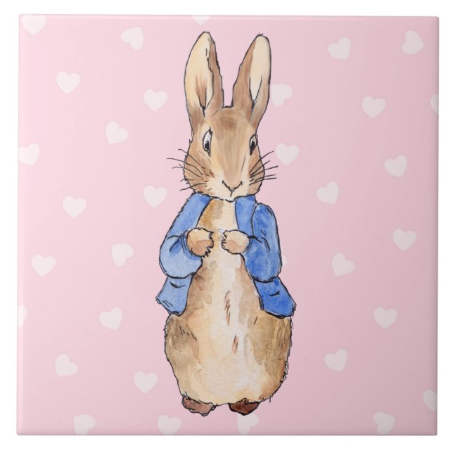 Peter das Kaninchen Fliese (Vorderseite)
