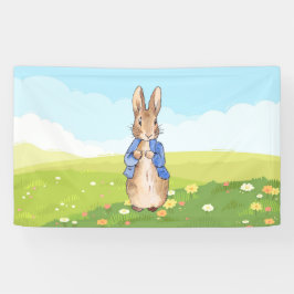 Peter das Kaninchen im Garten Banner