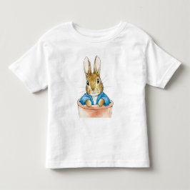 Peter das Kaninchen sitzt in einem Topf Kleinkind T-shirt