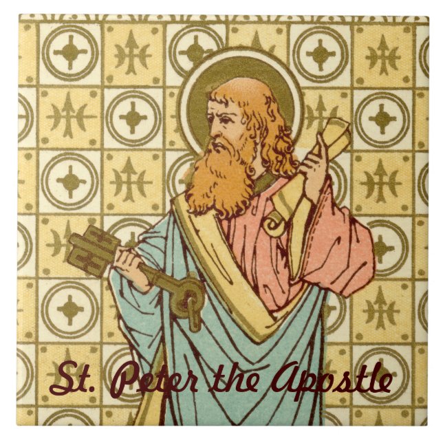 Peter der Apostel (RLS 14) Fliese (Vorderseite)