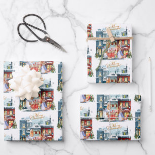 Peter der Kaninchen Weihnachts-Shopping Geschenkpapier Set