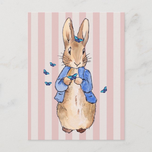 Peter der Kaninchenblüten Postkarte (Vorderseite)