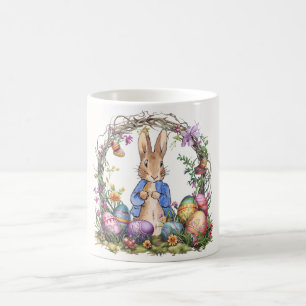 Peter der Osterkaninchen Ostereier Kaffeetasse