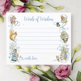 Peter der Rabbit Baby Duwer Worte der Weisheit