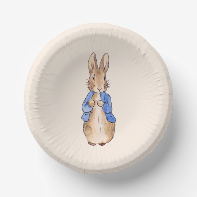 Peter der Rabbit-Hintergrund Pappteller (Vorderseite)