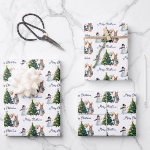 Peter der Rabbit Weihnachtsbaum Geschenkpapier Set