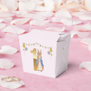 Peter der Rabbit zum ersten Geburtstag Geschenkschachtel