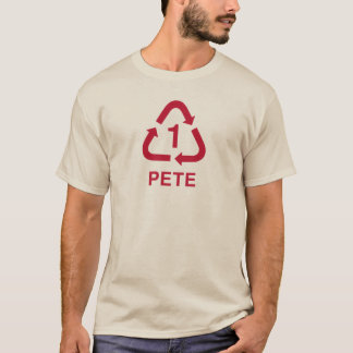 PETER, der T-Stück Himbeere recycelt T-Shirt