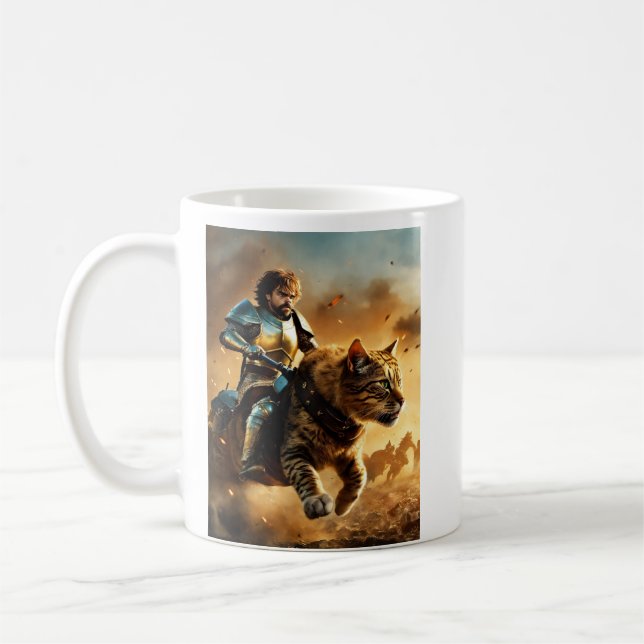 Peter Dinatop Armored Battle Cat Charge Kaffeetasse (Links)