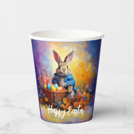 Peter Easter Bunny mit Ostereier Happy Osterfeier Pappbecher