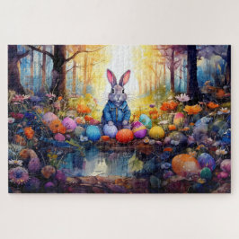 Peter Easter Bunny mit Ostereiern