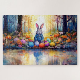 Peter Easter Bunny mit Ostereiern