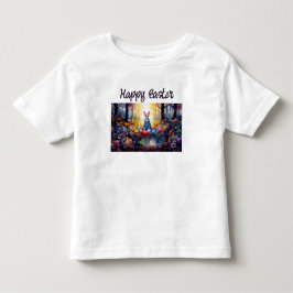 Peter Easter Bunny mit Ostereiern Kleinkind T-shirt