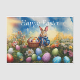 Peter Easter Bunny mit Ostereiern Seidenpapier