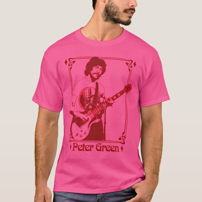Peter Green — Retro-Lüfterdesign T-Shirt (Vorderseite)