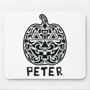 Peter Halloween Sugar Skull Design Mousepad