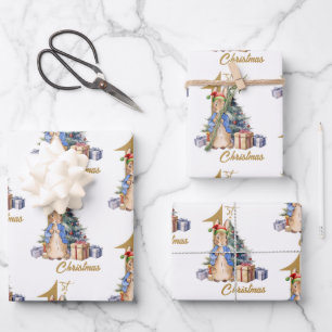 Peter Hase erstes Weihnachten Geschenkpapier Set