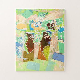 Peter Max farbenfrohe Aquarell-Blumenschmaus