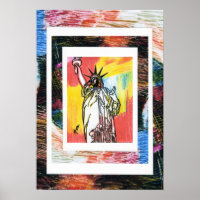 Peter Max Stil Original signierte Acrylmalerei