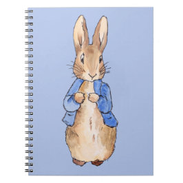 Peter mit blauem Hintergrund Notizblock