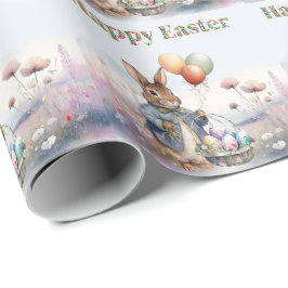 Peter mit Osterkorb Happy Oaster Geschenkpapier