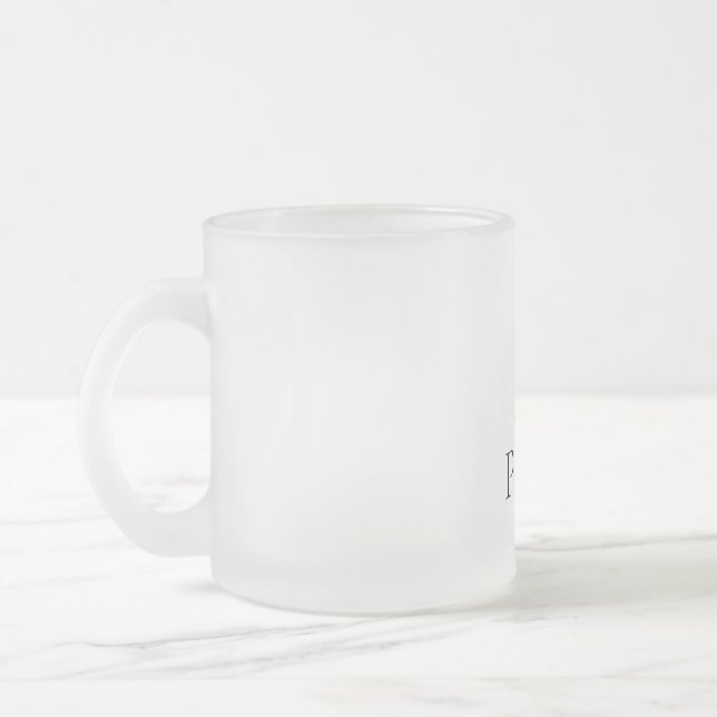 Peter monogram mug minimaliste (Gauche)