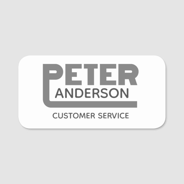 Peter Name Tag Namensschild (Vorderseite)