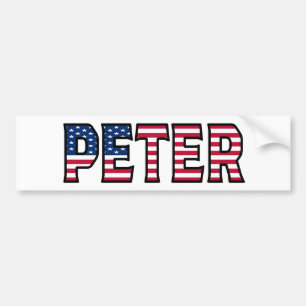 Peter Name Vorname USA Aufkleber Sticker Auto Autoaufkleber