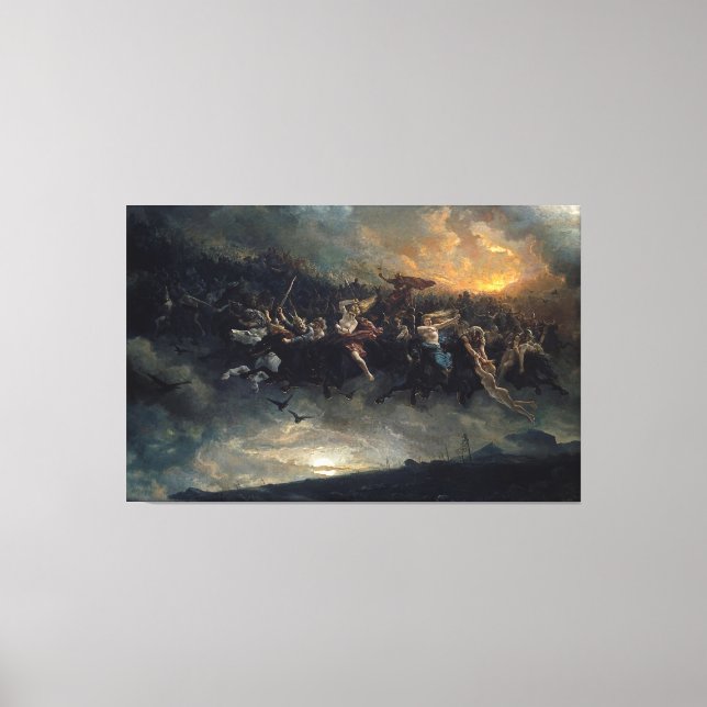 Peter Nicolai - Arbo Die wilde Jagd auf Odin_Q9 Leinwanddruck (Vorderseite)
