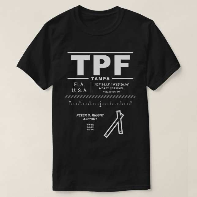 Peter O. Knight Airport TPF T - Shirt (Design vorne)