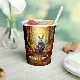 Peter Oaster Bunny mit Ostereier-Körbchen Pappbecher