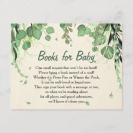 Peter Pan Neverland Bücher für Babyeinlage Begleitkarte