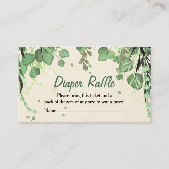 Peter Pan Neverland Windlereinlage Visitenkarte (Vorderseite)