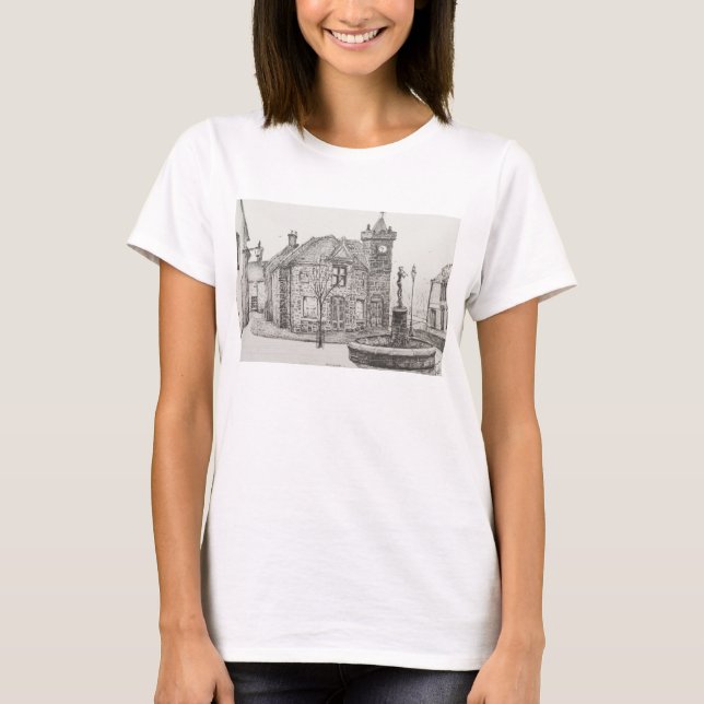 Peter Pan-Statue Kirriemuir Schottland 2007 T-Shirt (Vorderseite)