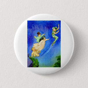 PETER PAN, WENDY, JOHN UND MICHAEL FLIEGEN WEG BUTTON