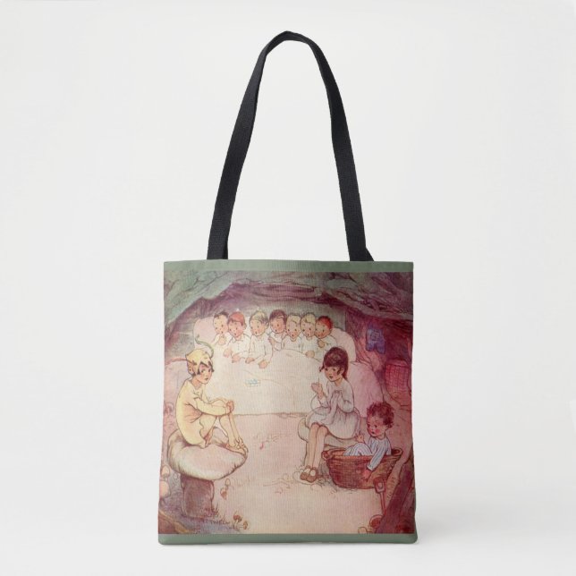 Peter Pan Wendy verlor Jungenpilzhöhlen-Buch pic Tasche (Vorderseite)