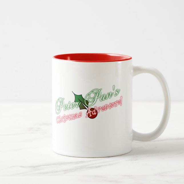 Peter Pangedenkshow-Tasse Zweifarbige Tasse (Rechts)