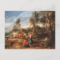 Peter Paul Rubens - Milchmädchen mit Rindern