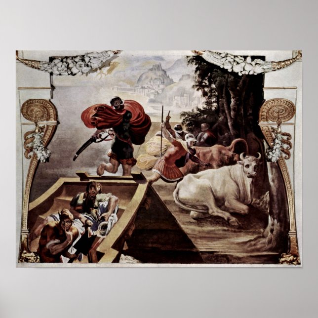 Peter Paul Rubens - Nach einem Gemälde von Tizian Poster (Vorne)