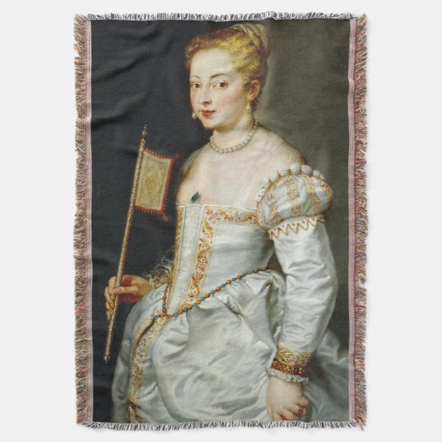 Peter Paul Rubens Portrait einer Lady Decke (Vorderseite Vertikal)