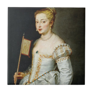 Peter Paul Rubens Portrait einer Lady Fliese
