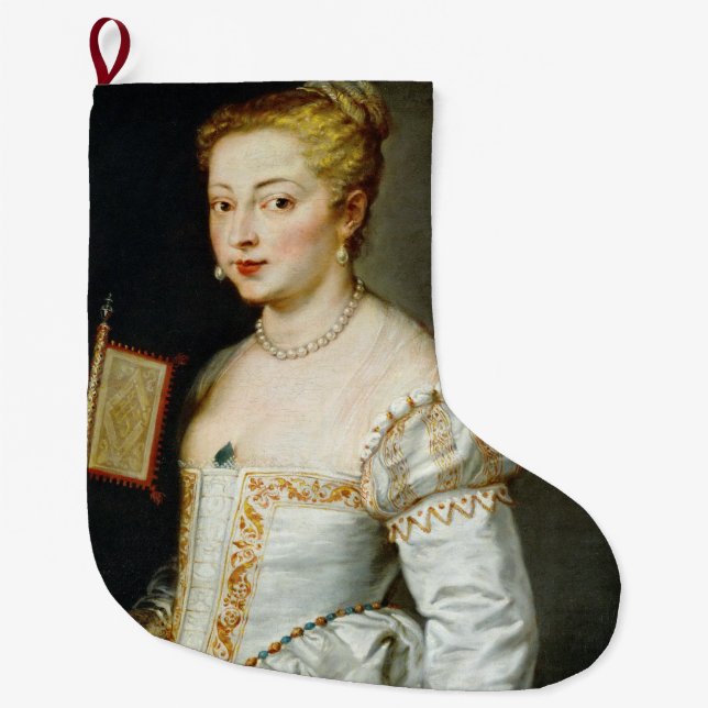 Peter Paul Rubens Portrait einer Lady Großer Weihnachtsstrumpf (Vorderseite)