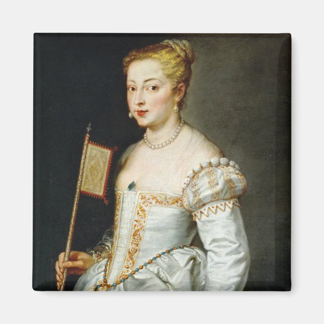 Peter Paul Rubens Portrait einer Lady Magnet (Vorne)