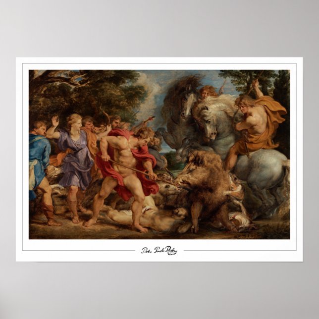 Peter Paul Rubens Poster d'art Zedign #9 (Devant)