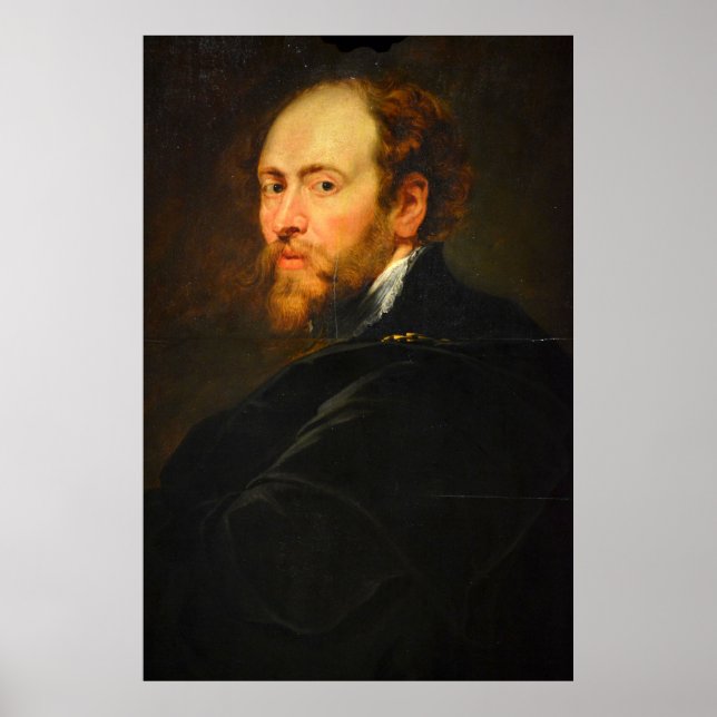 Peter Paul Rubens’ Selbstportrait Poster (Vorne)