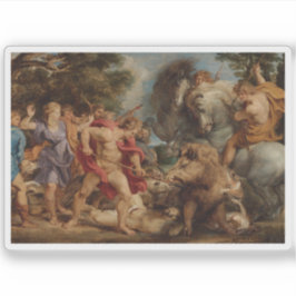 Peter Paul Rubens - The Calydonian Boar Hunt Aufkleber