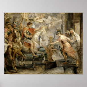 Peter Paul Rubens - triumphierender Eintritt von Poster