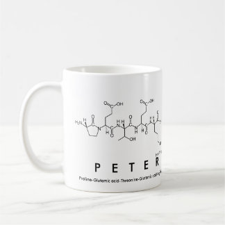Peter-Peptidnamen-Tasse Kaffeetasse